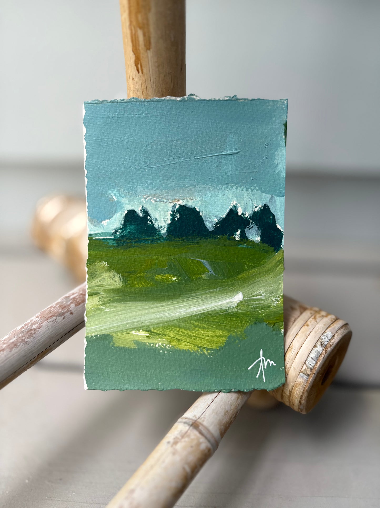 Bleu Trees I