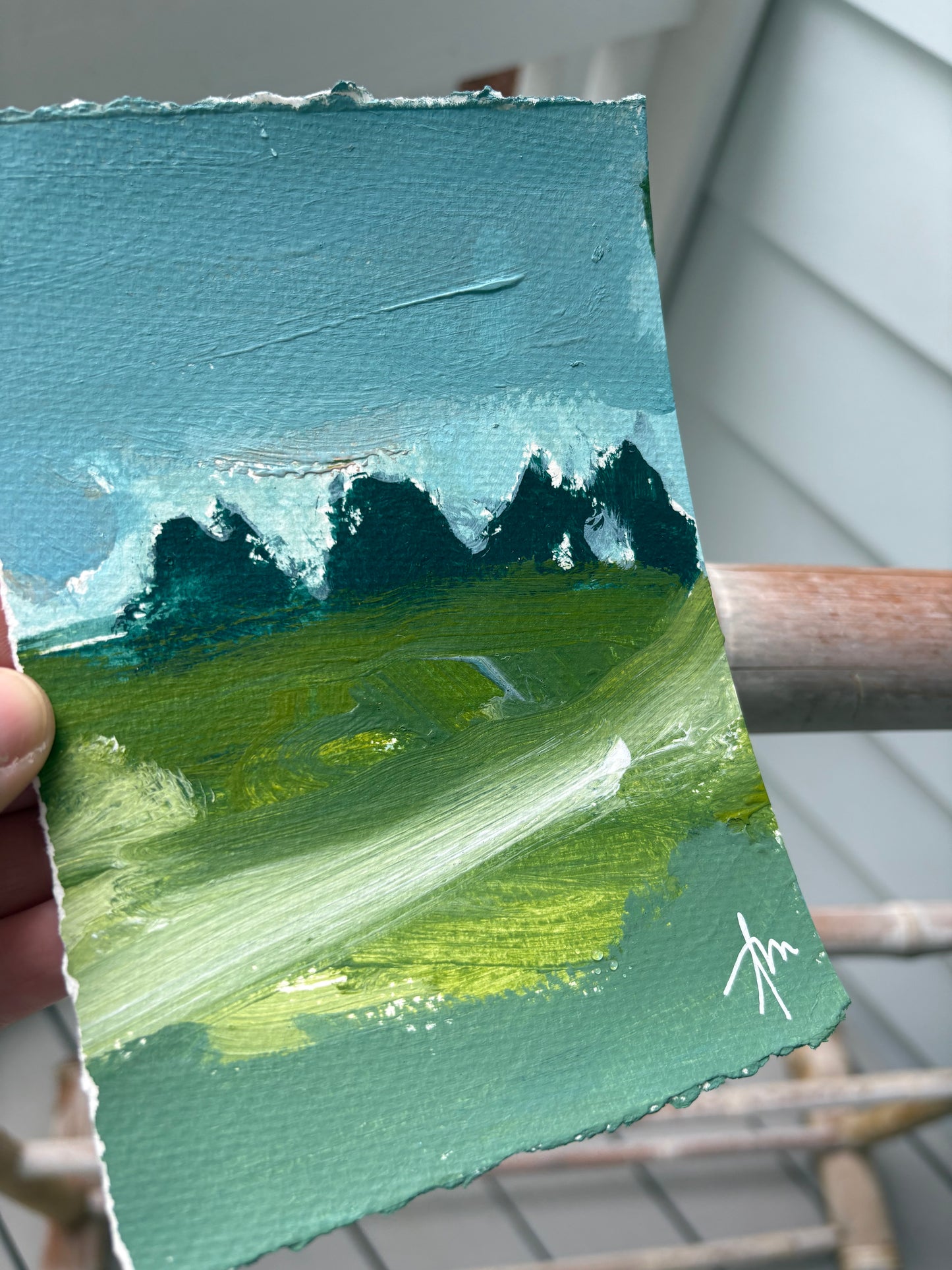 Bleu Trees I